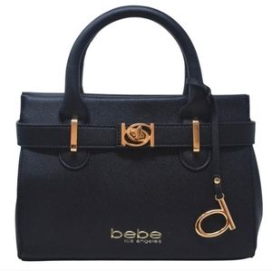 NWT🖤BEBE Evie Black Small Satchel purse